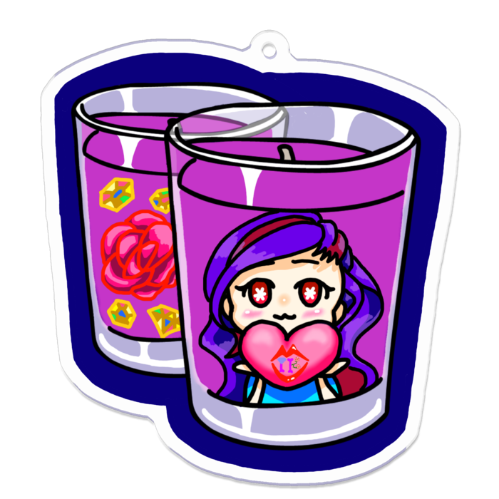 アクリルキーホルダー - 70 x 70 (mm)