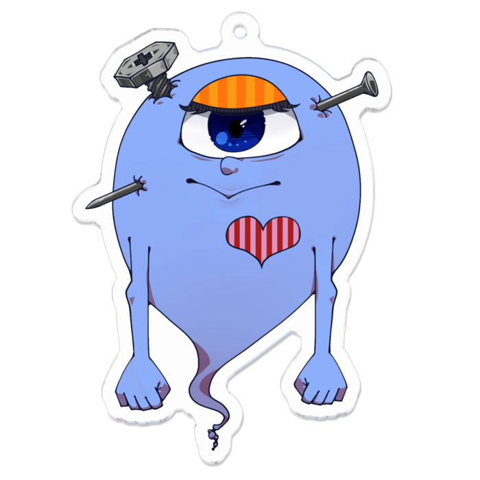 アクリルキーホルダー - 70 x 70 (mm)