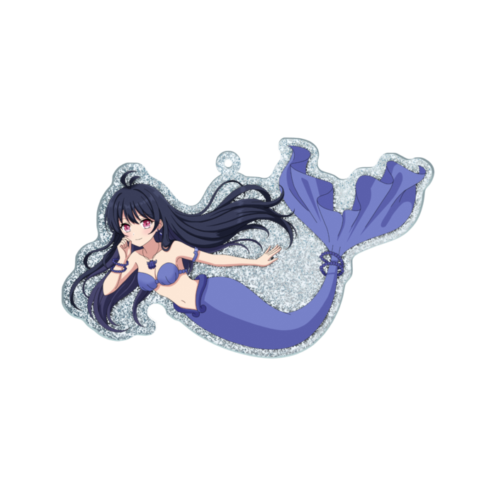 ラメアクリルキーホルダー - 100 × 100mm