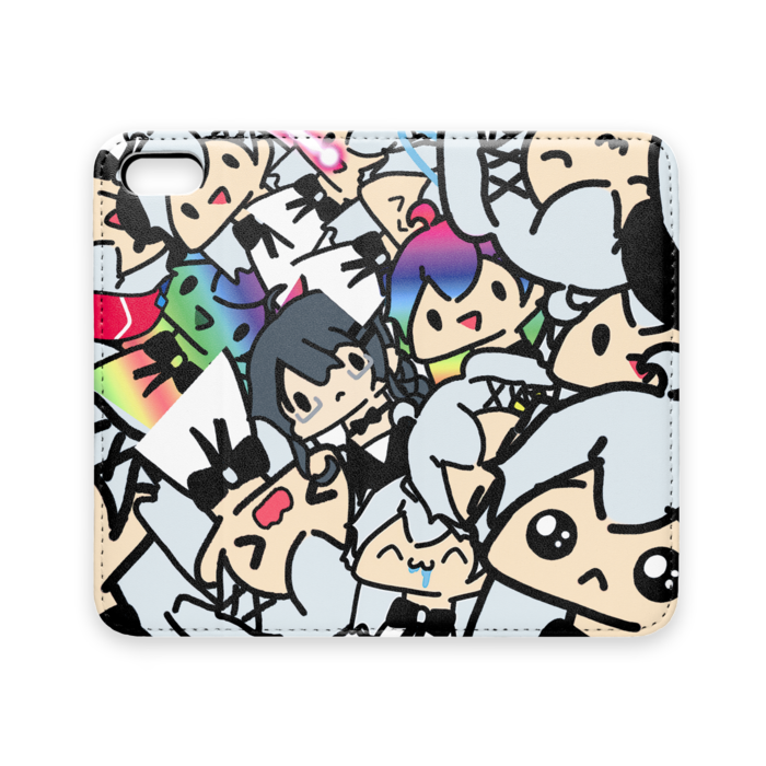 手帳型iPhoneケース（ベルトなし） - iPhone 5 / 5s / SE - ストラップ穴 なし