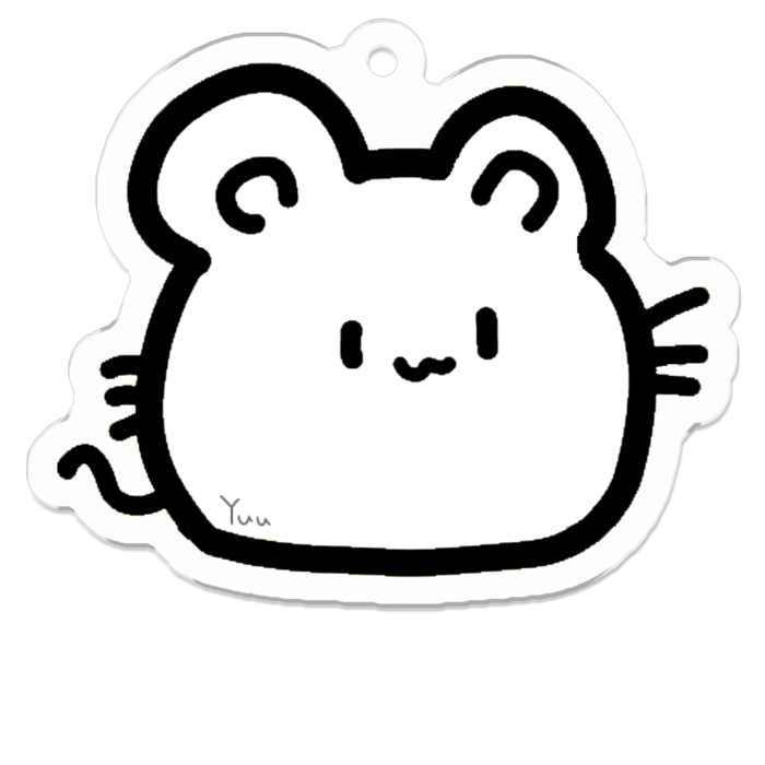 アクリルキーホルダー - 50 x 50 (mm)