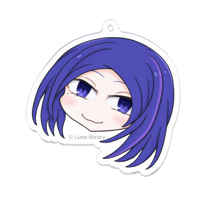 アクリルキーホルダー（コーティング） - 70 x 70 (mm)