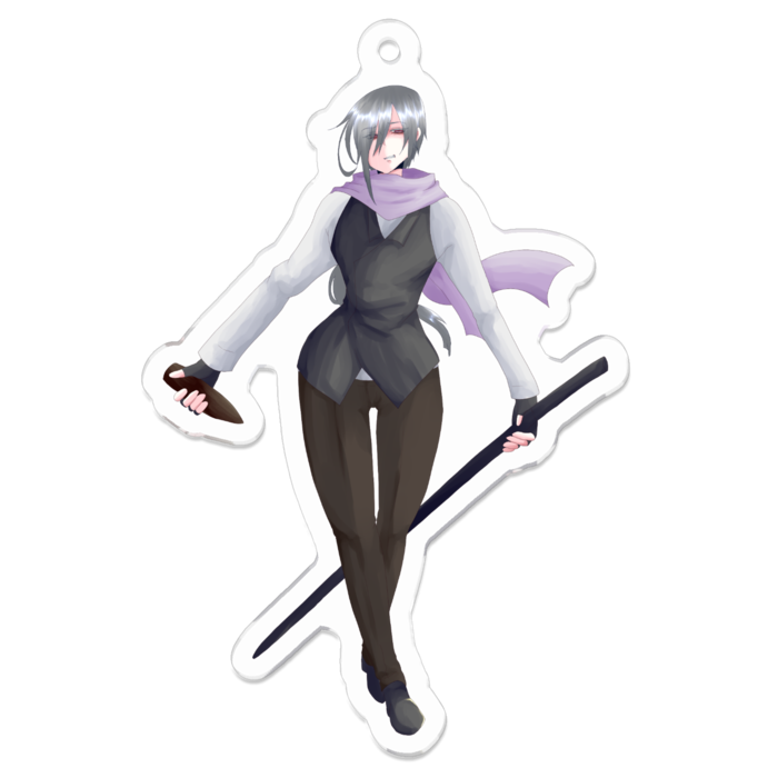 アクリルキーホルダー - 70 x 70 (mm)