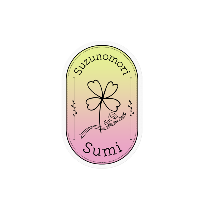 ステッカー - 100 x 100 (mm)