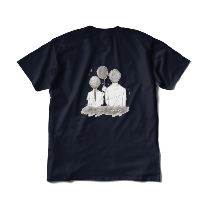 Tシャツ - XL - ネイビー