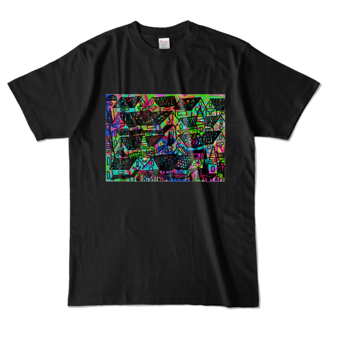 カラーTシャツ - L - ブラック (濃色)