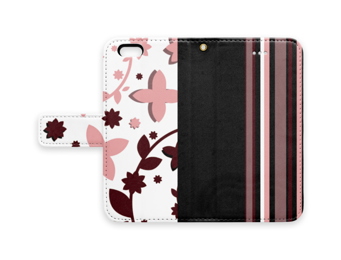 手帳型iPhoneケース - iPhone 6 / 6s - ストラップ穴 あり