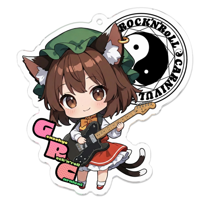 アクリルキーホルダー - 70 x 70 (mm)