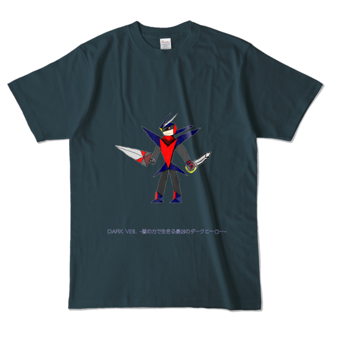 カラーTシャツ - L - デニム (濃色)