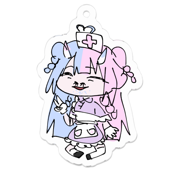 アクリルキーホルダー - 50 x 50 (mm)