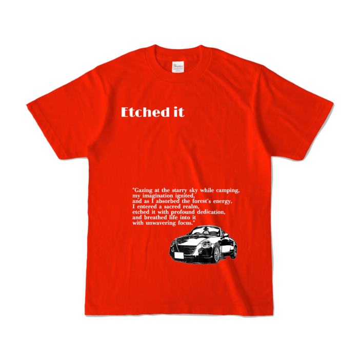 カラーTシャツ - S - レッド (濃色)