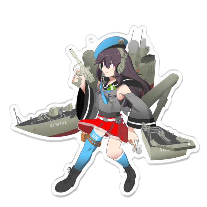アクリルキーホルダー - 100 x 100 (mm)