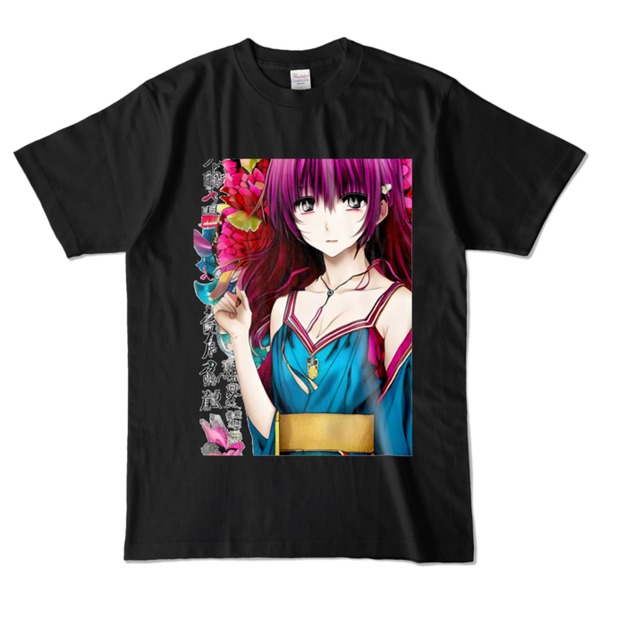 カラーTシャツ - L - ブラック (濃色)