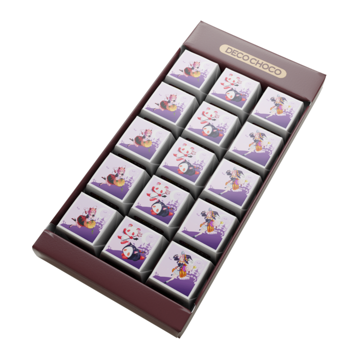 DECOチョコ - 列ごとにデザイン