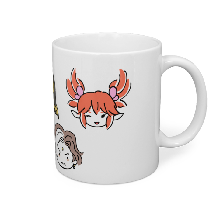 マグカップ - 直径 8 cm / 高さ 9.5 cm