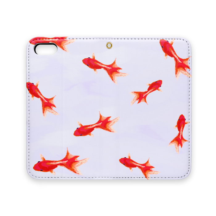 手帳型iPhoneケース（ベルトなし） - iPhone 5 / 5s / SE(第1世代) - ストラップ穴 あり