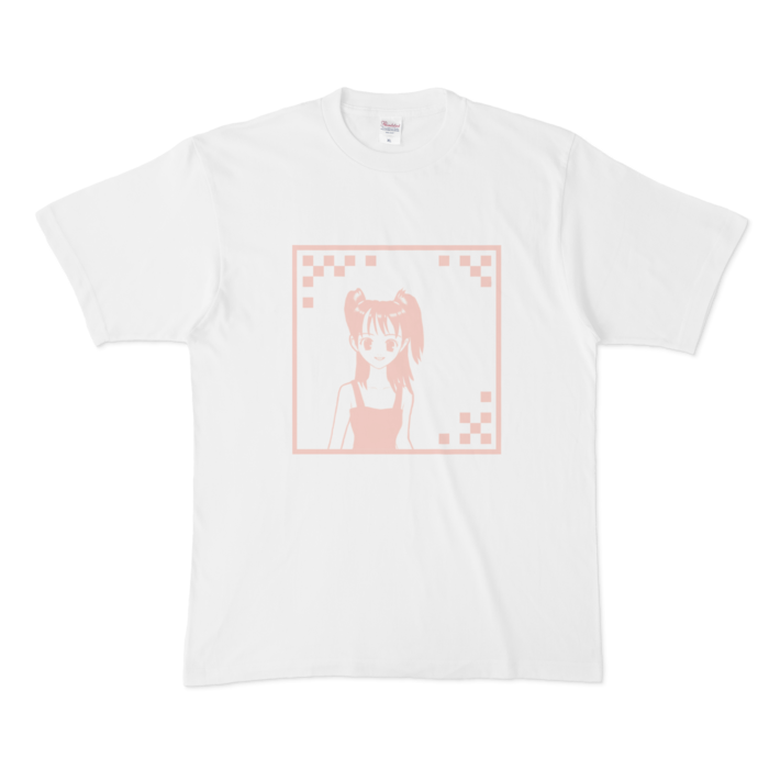 Tシャツ - XL - 白（赤プリント）