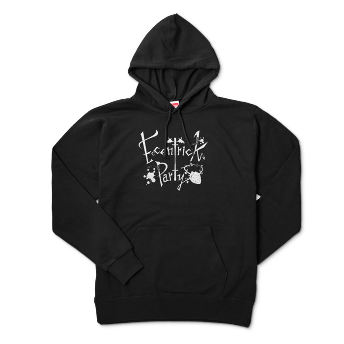 パーカー - XL - ブラック白