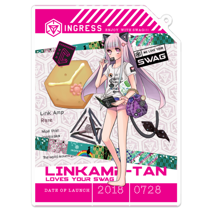 アクリルキーホルダーL - 100 x 100 (mm)