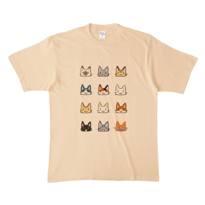 カラーTシャツ(淡色) - XL - ナチュラル