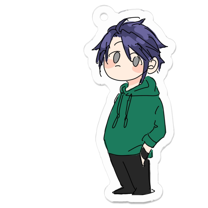 アクリルキーホルダー - 50 x 50 (mm)