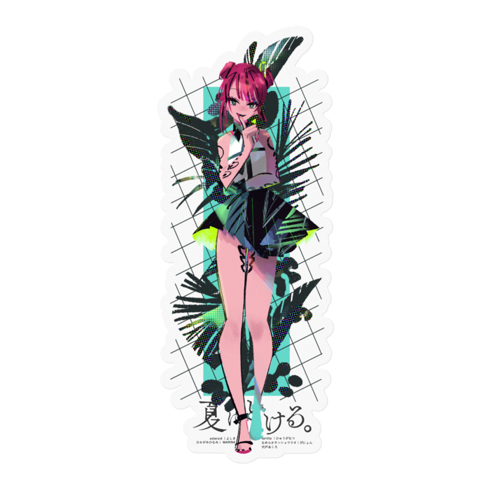 ステッカー - 100 x 100 (mm)