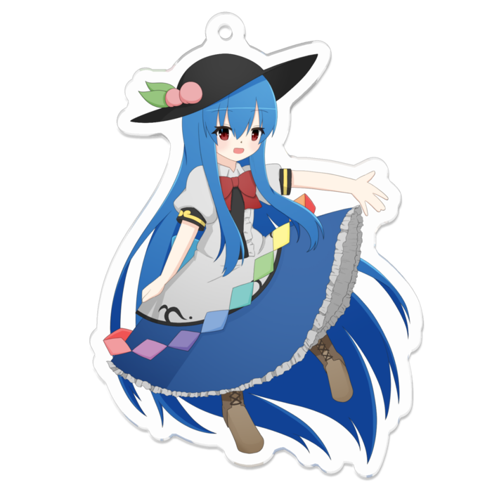 アクリルキーホルダー - 70 x 70 (mm)