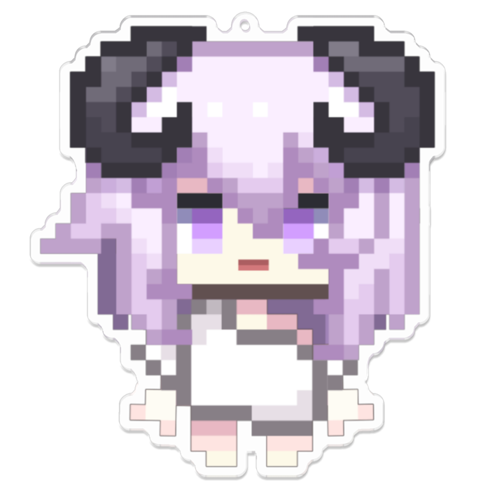 ドット絵アクキーVer.01 - 100 x 100 (mm)