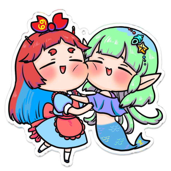アクリルキーホルダー - 100 x 100 (mm)
