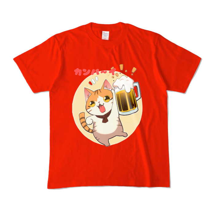 カラーTシャツ - M - レッド (濃色)