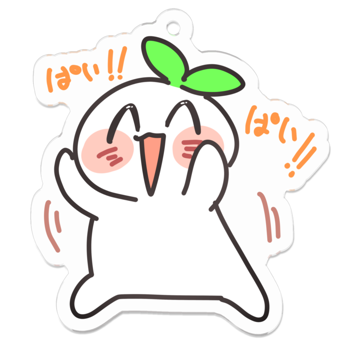 アクリルキーホルダー - 50 x 50 (mm)