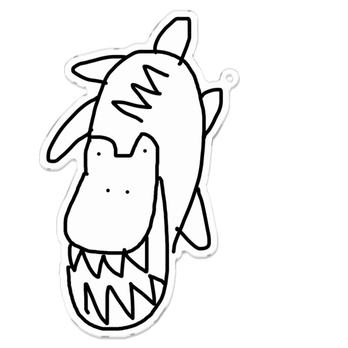 アクリルキーホルダー - 100 x 100 (mm)