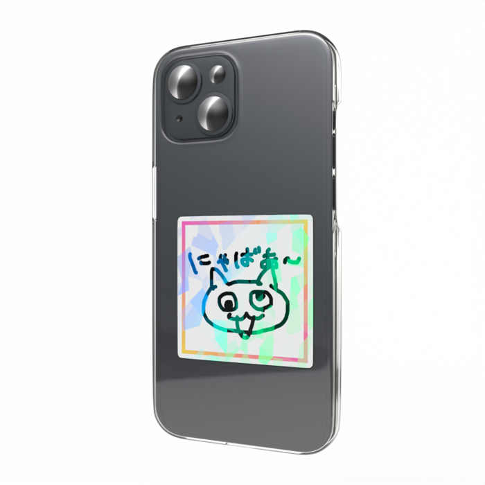 ホログラムスマホステッカー - 縦