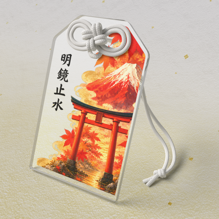 アクリルお守り - 50 × 80mm