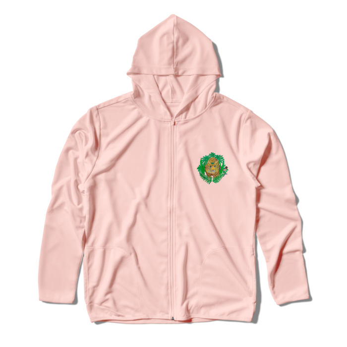 ジップパーカー - L - ライトピンク
