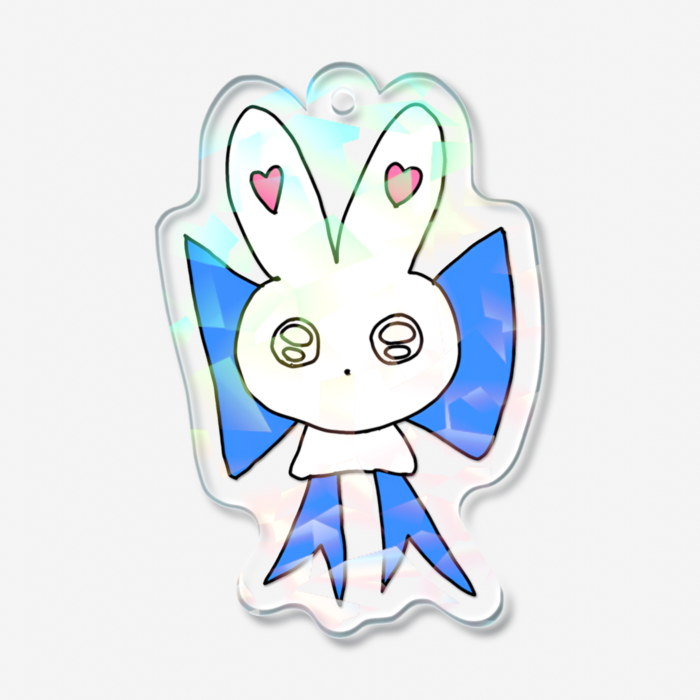 ホログラムアクリルキーホルダー - 50 × 50mm