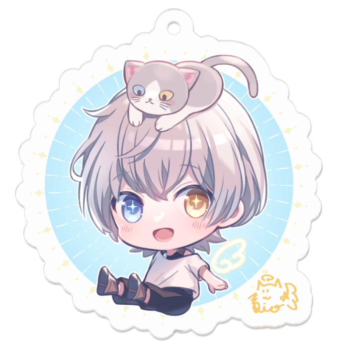 アクリルキーホルダー - 50 x 50 (mm)