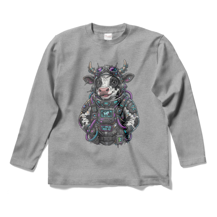 ロングスリーブTシャツ - S - 杢グレー