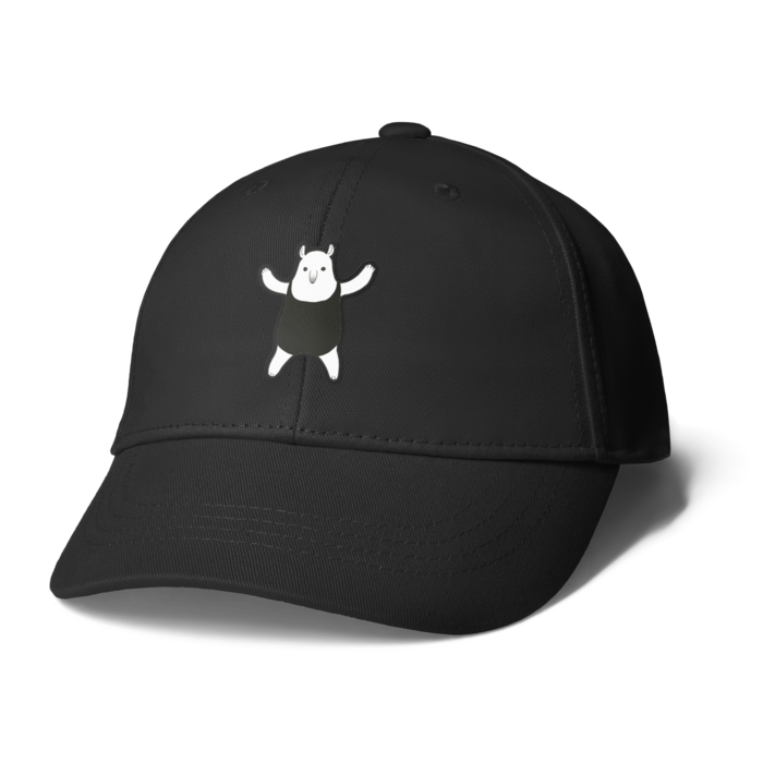 キャップ - ブラック