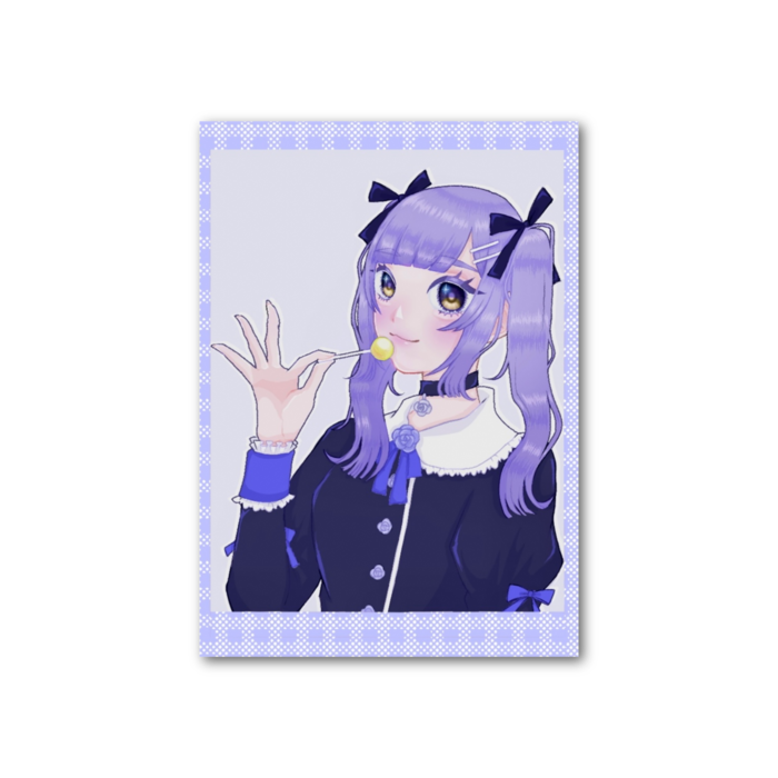 フォト風カード - 縦 - 片面
