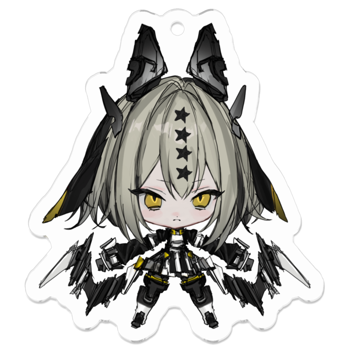 アクリルキーホルダー - 50 x 50 (mm)
