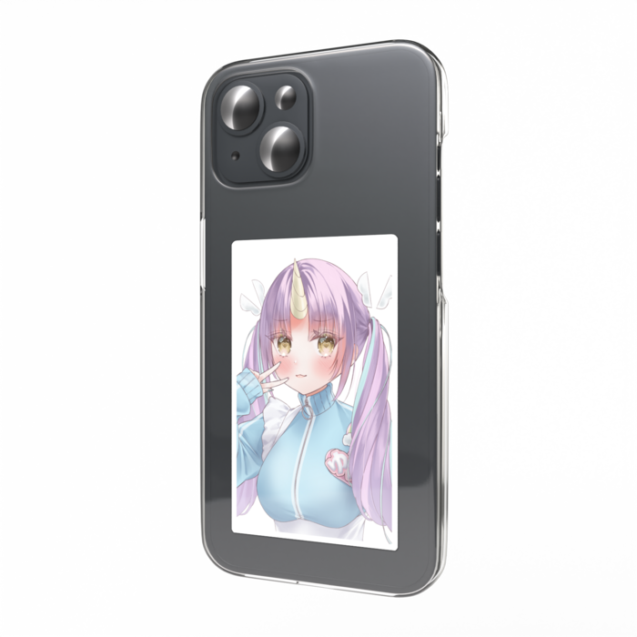 ユニコーンちゃんのスマホステッカー - 縦