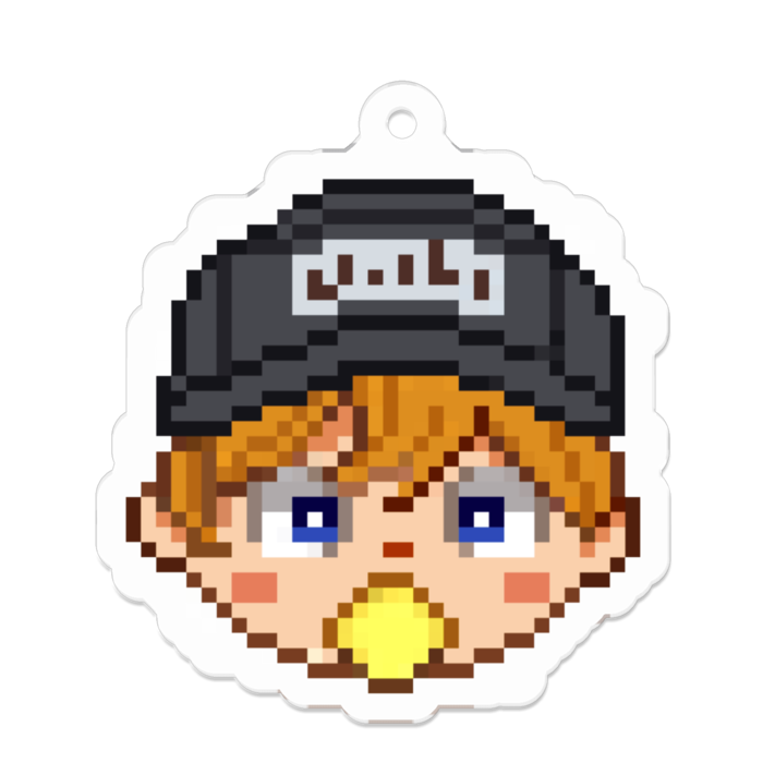 アクリルキーホルダー - 50 x 50 (mm)