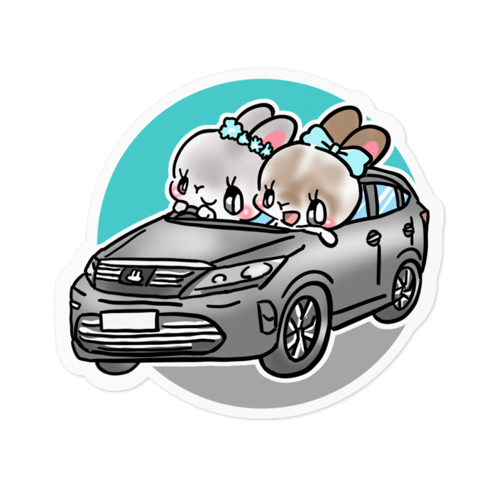 ステッカー - 100 x 100 (mm)