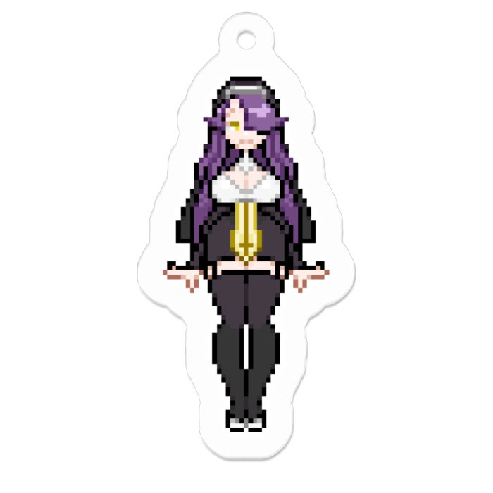 ドットいのアクキー - 50 x 50 (mm)