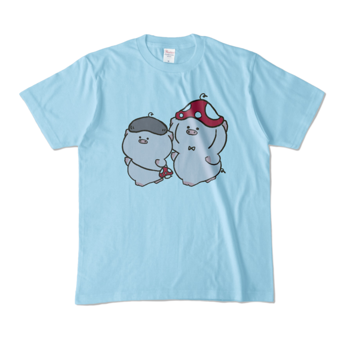 カラーTシャツ - M - ライトブルー (淡色)