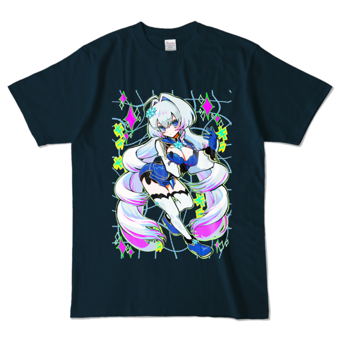 カラーTシャツ - L - ネイビー (濃色)