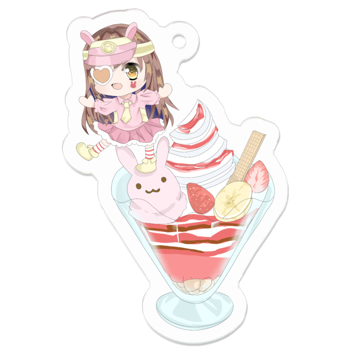 アクリルキーホルダー - 50 x 50 (mm)