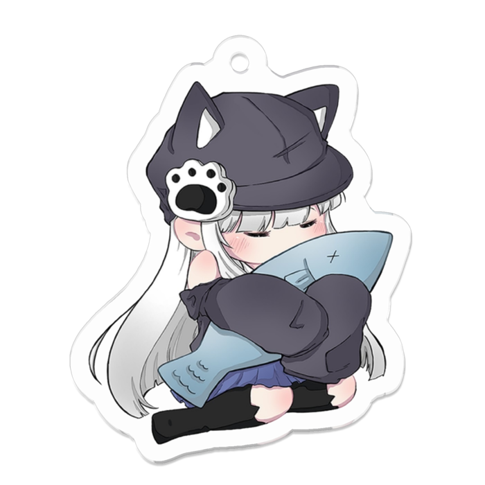 アクリルキーホルダー（コーティング） - 50 x 50 (mm)