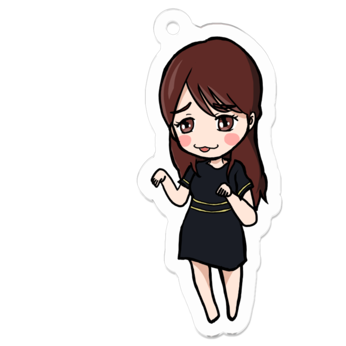 アクリルキーホルダー - 50 x 50 (mm)